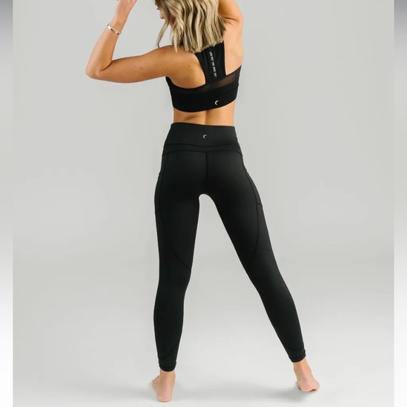 ZYIA Active Leggings Size S US Gray Light‎ n Tight Hi-Rise 7/8 24" Inseam - Picture 8 of 10